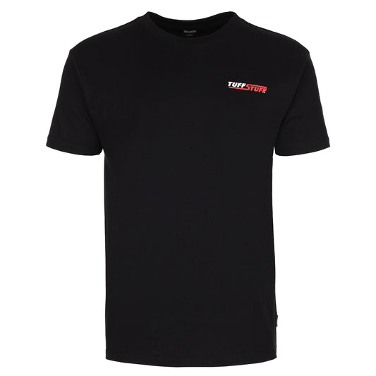 TUFFSTUFF LOGO TSHIRT - BLACK - 155