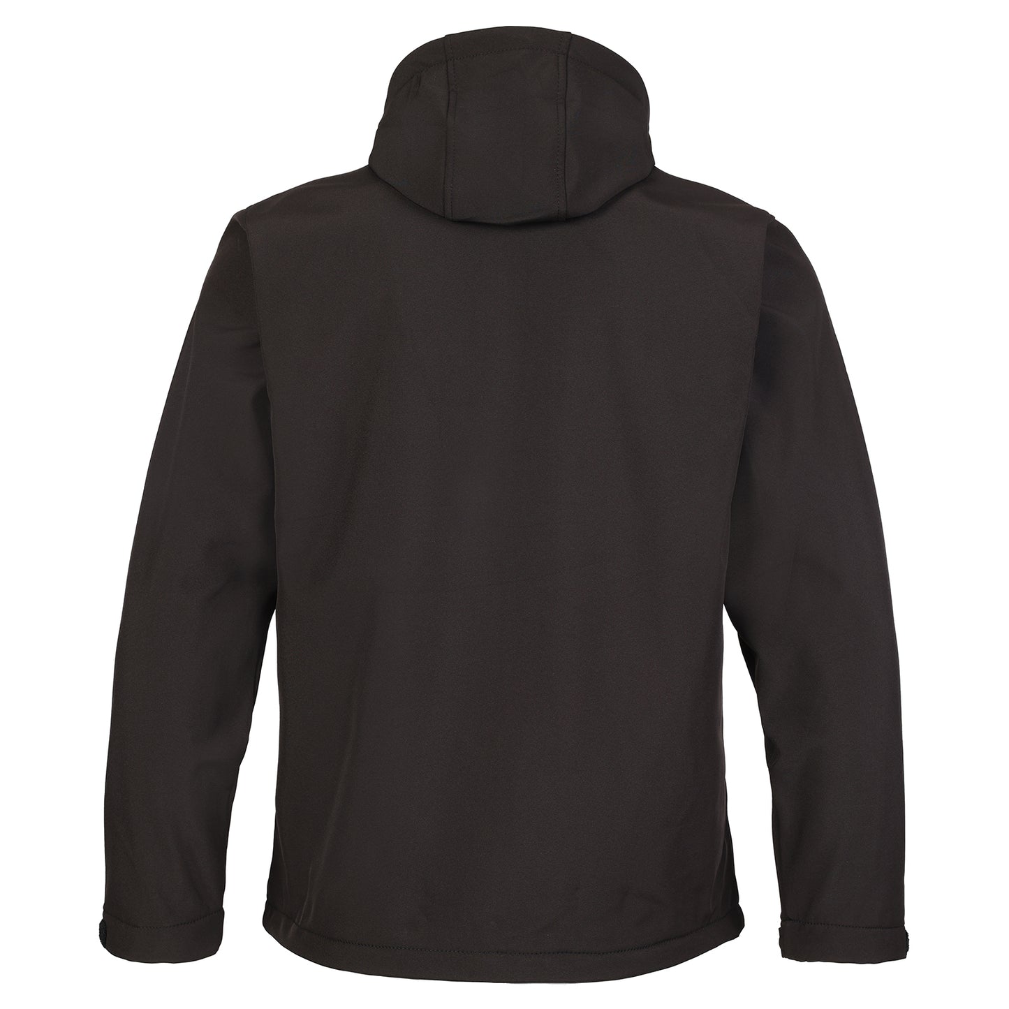 FORT HOLKHAM HOODED SOFTSHELL  JACKET - BLACK - 234