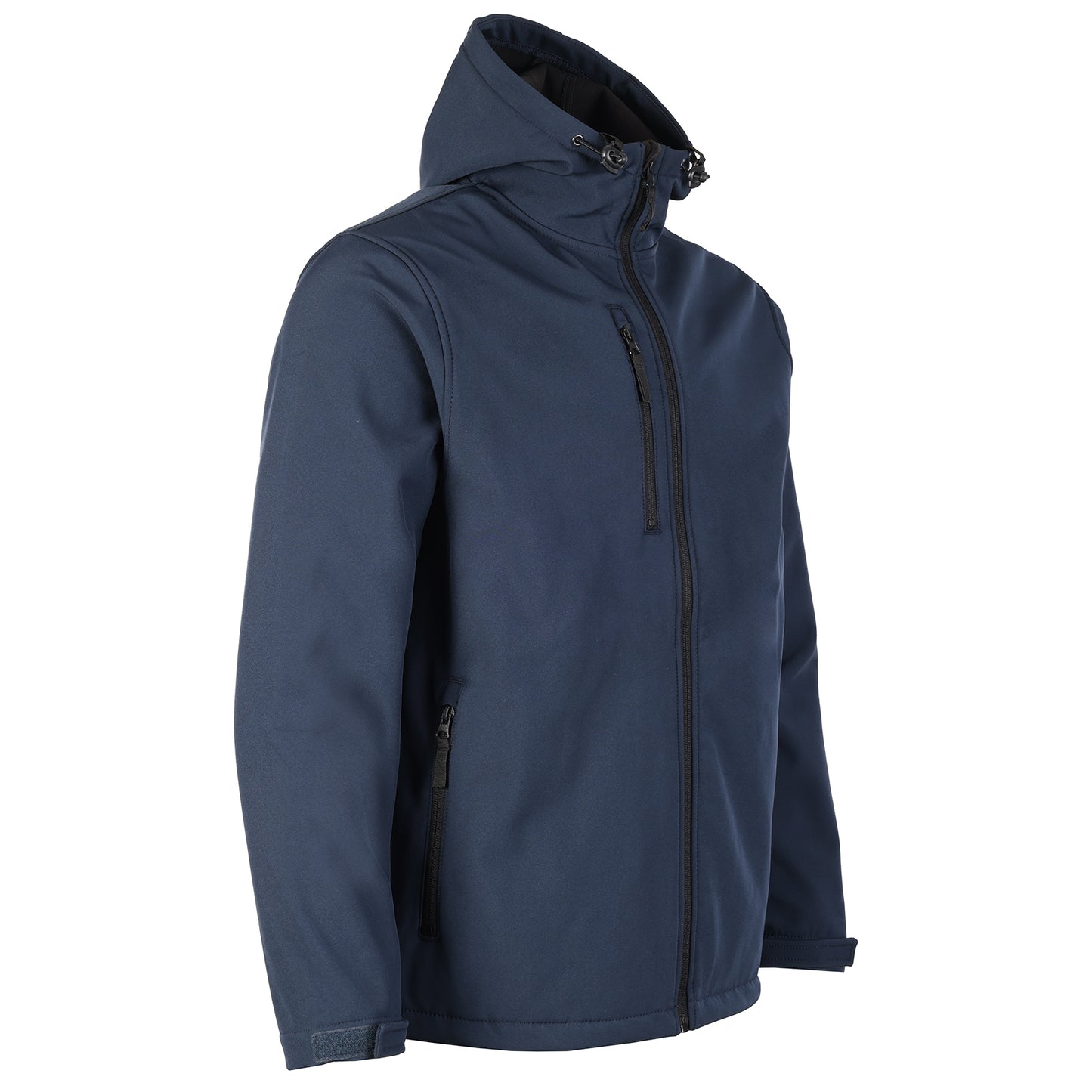 FORT HOLKHAM HOODED SOFTSHELL  JACKET - NAVY - 234