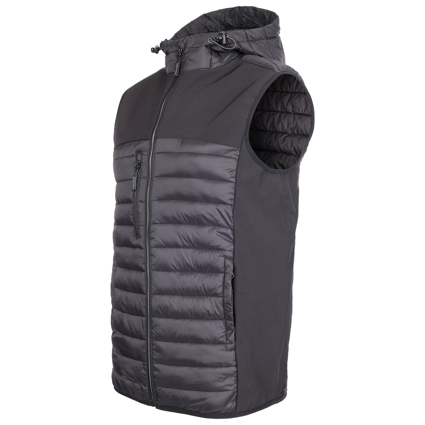 TUFFSTUFF HOWDEN HOODED  BODYWARMER - BLACK - 279