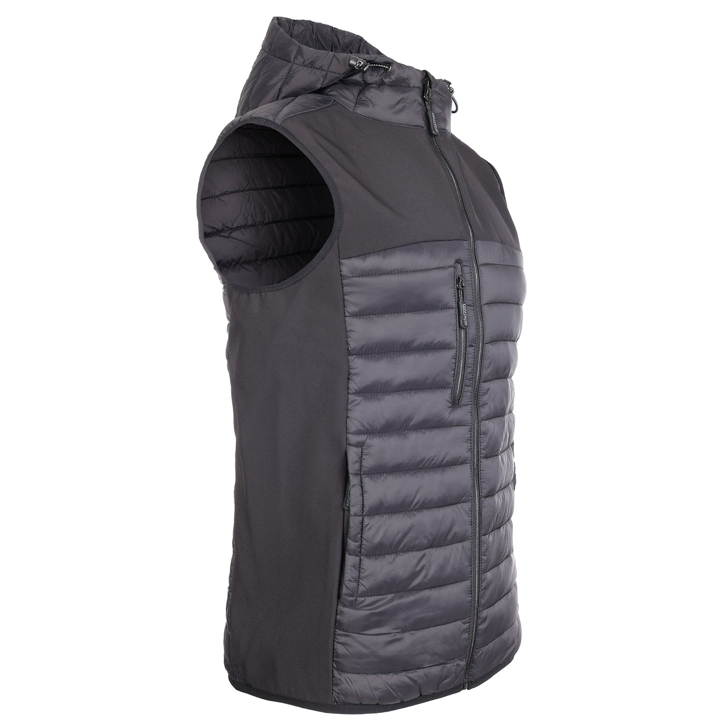 TUFFSTUFF HOWDEN HOODED  BODYWARMER - BLACK - 279