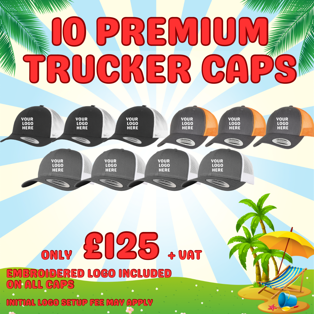 10 x Premium Trucker Cap Bundle