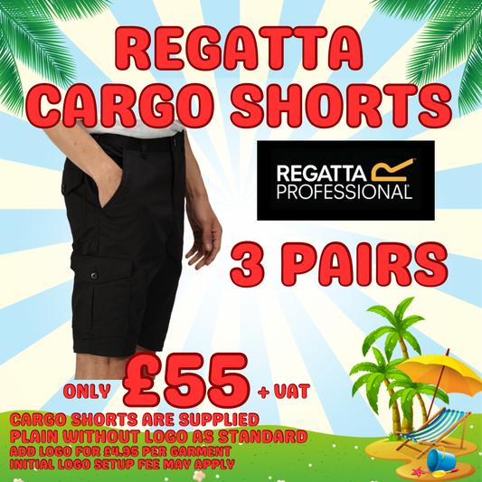 3 x Regatta Cargo Shorts Bundle