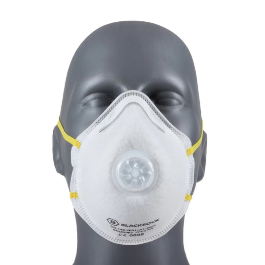 Blackrock Eazi-Breathe FFP2 Moulded Valved Disposable Respirator