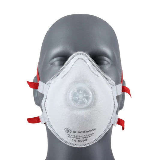 Blackrock Eazi-Breathe FFP3 Moulded Valved Disposable Respirator