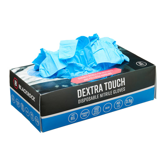 Blackrock Dextra Touch Disposable Nitrile Glove - BOX 100