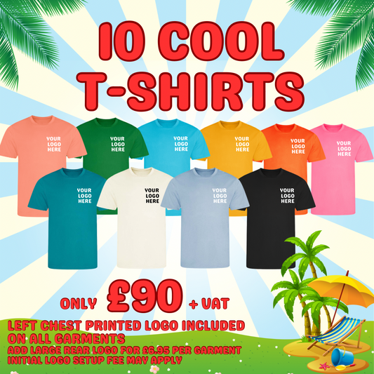 10 x Cool T-Shirt Bundle